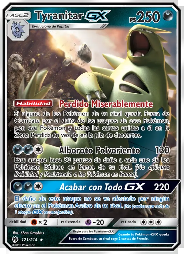 Tyranitar GX #121