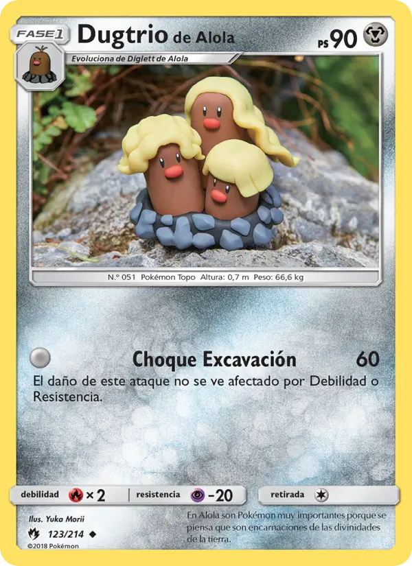 Dugtrio de Alola #123