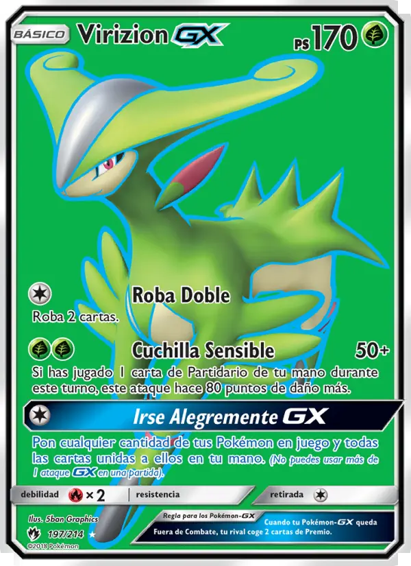 Virizion GX #197