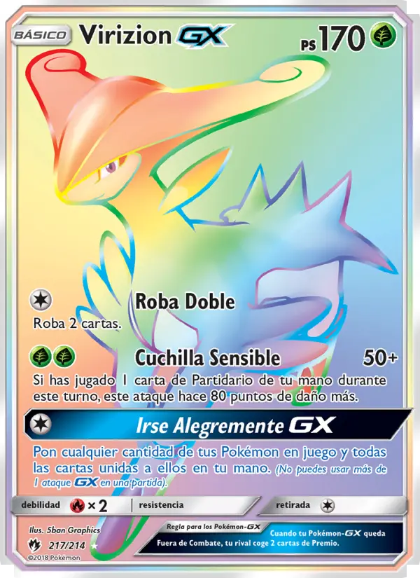 Virizion GX #217