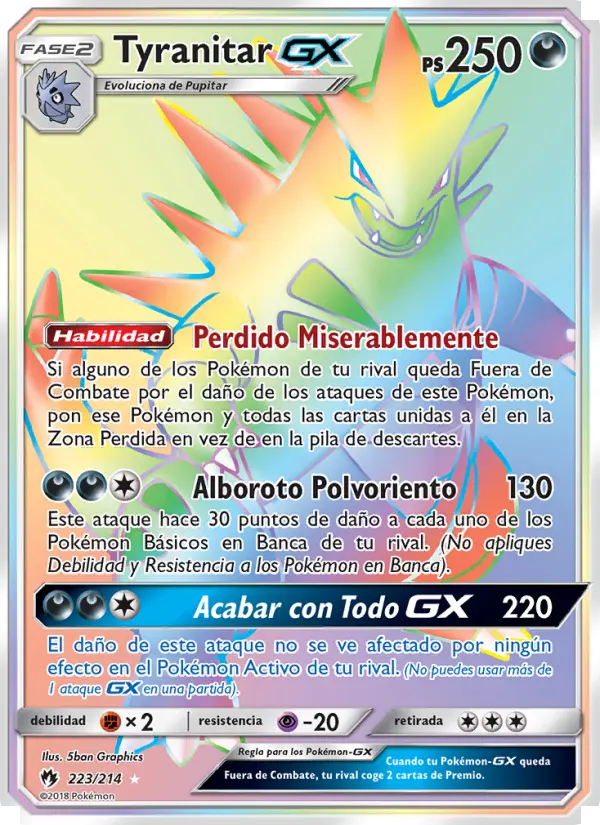 Tyranitar GX #223