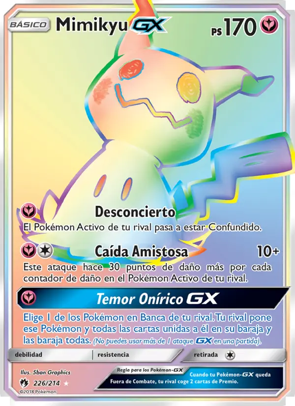 Mimikyu GX #226 — Truenos Perdidos