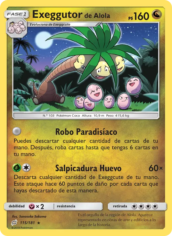 Exeggutor de Alola #115
