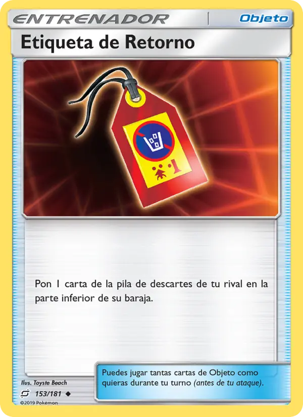 Etiqueta de Retorno #153