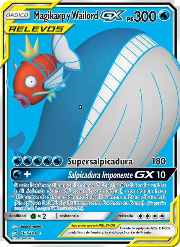 Magikarp y Wailord GX #160