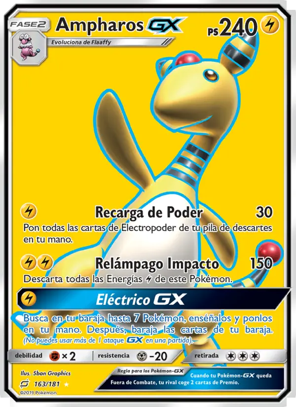 Ampharos GX #163
