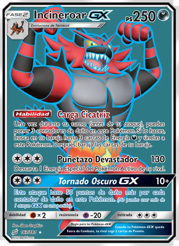Incineroar GX #167
