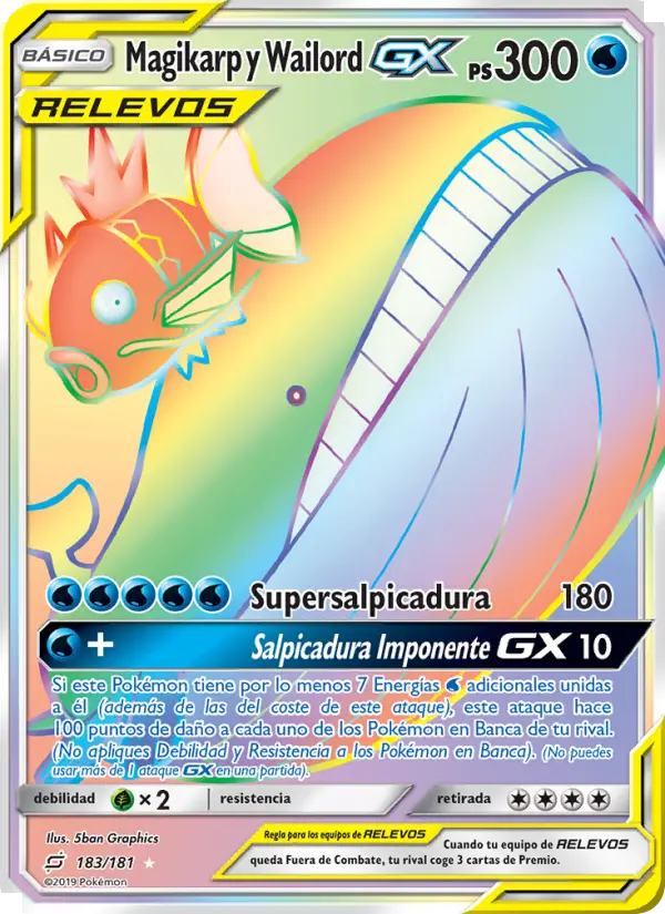 Magikarp y Wailord GX #183