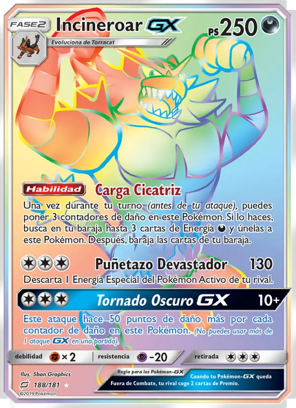 Incineroar GX #188