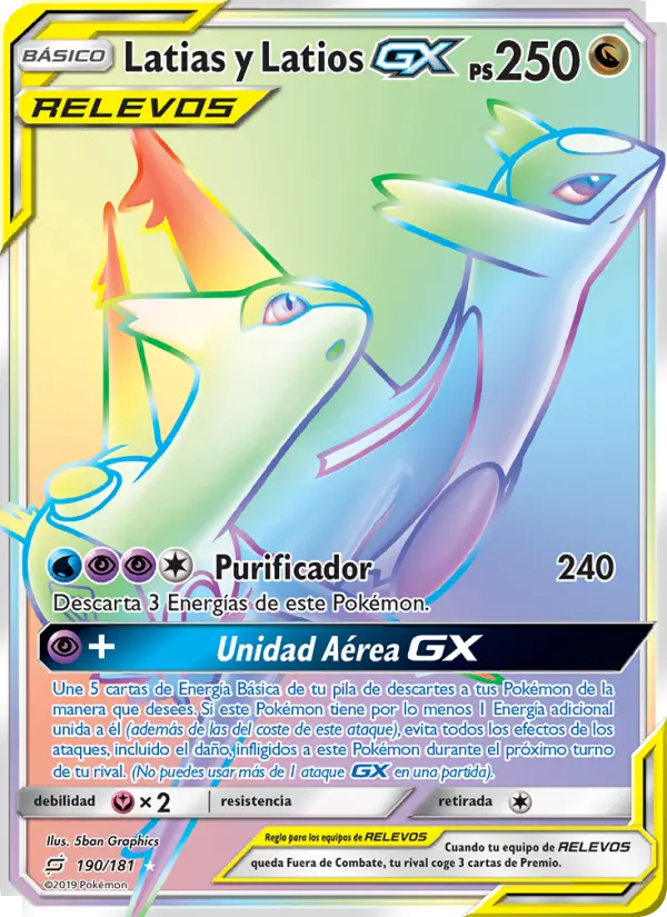 Latias y Latios GX #190
