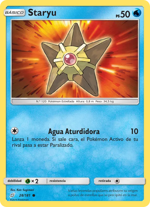 Staryu #28 — Union de Aliados (Reverse Holo)