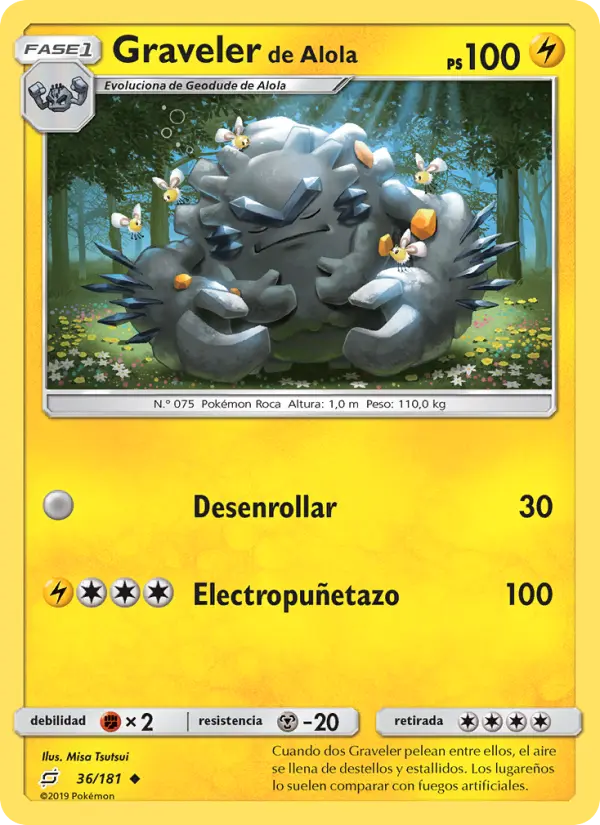 Graveler de Alola #36