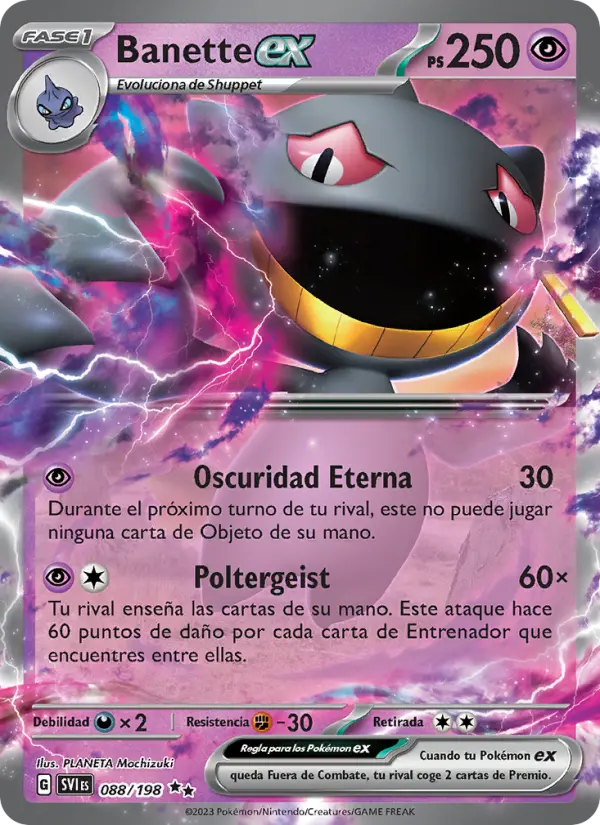 Banette ex #088 — Escarlata y Púrpura