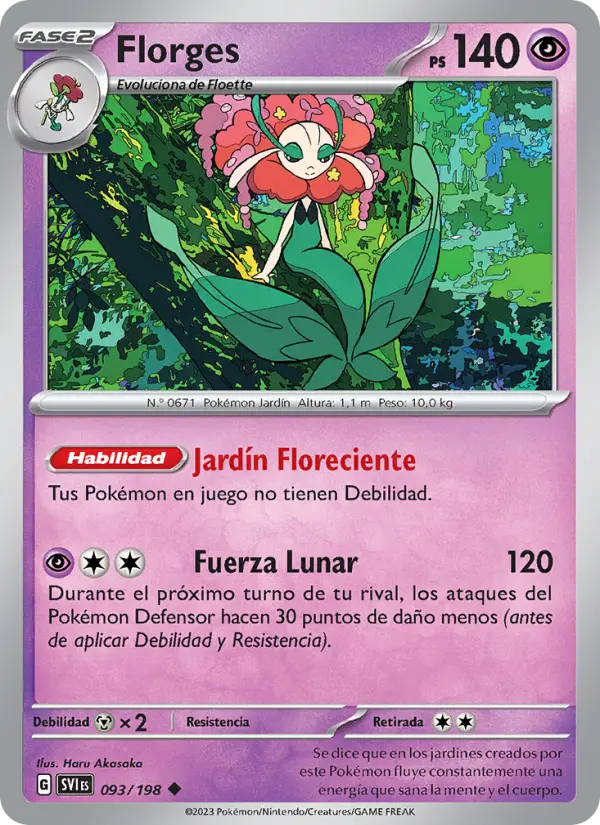 Florges #093 — Escarlata y Púrpura
