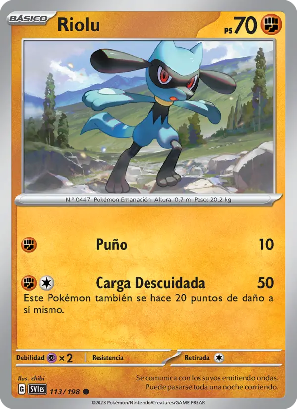 Riolu #113 — Escarlata y Púrpura