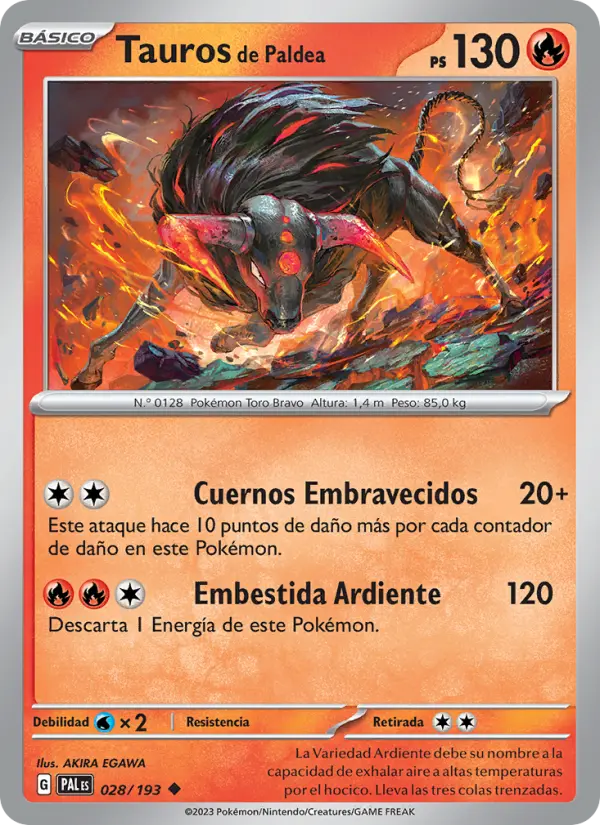 Tauros de Paldea #028