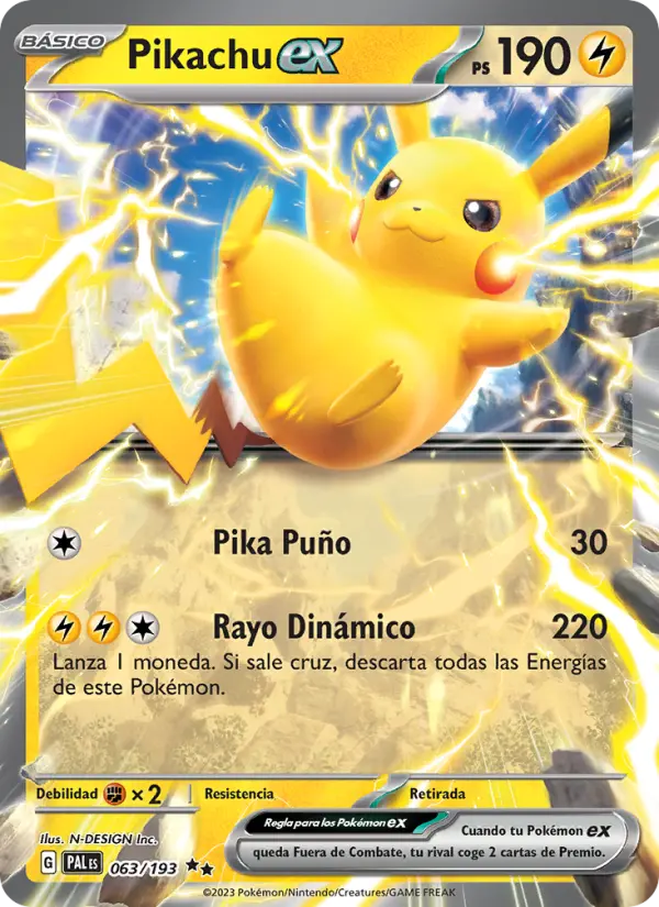 Pikachu ex #063
