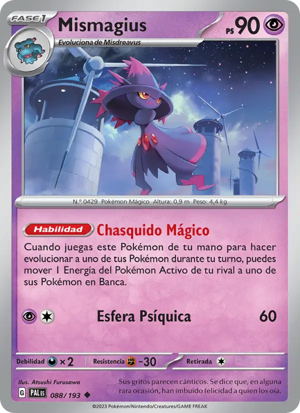 Mismagius #088 — Evoluciones en Paldea