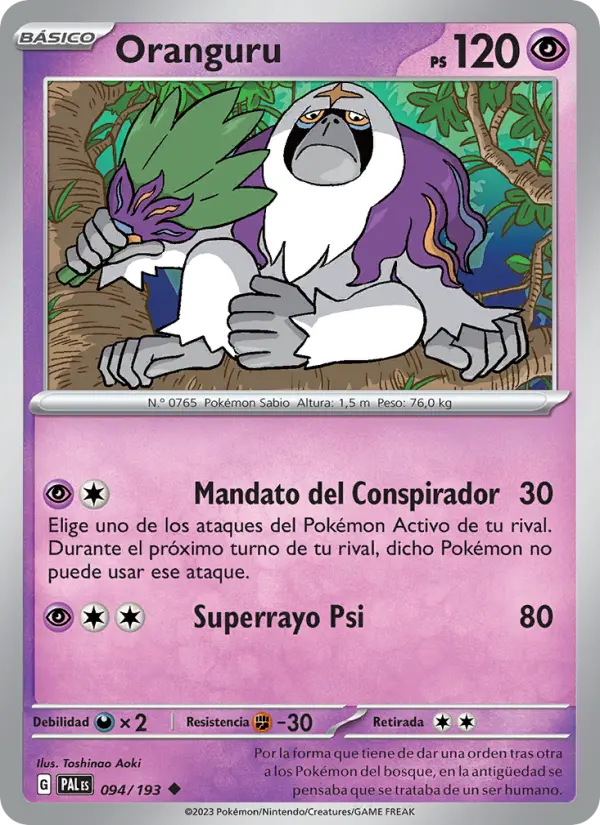 Oranguru #094 — Evoluciones en Paldea