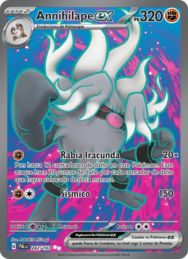Annihilape ex #242 — Evoluciones en Paldea