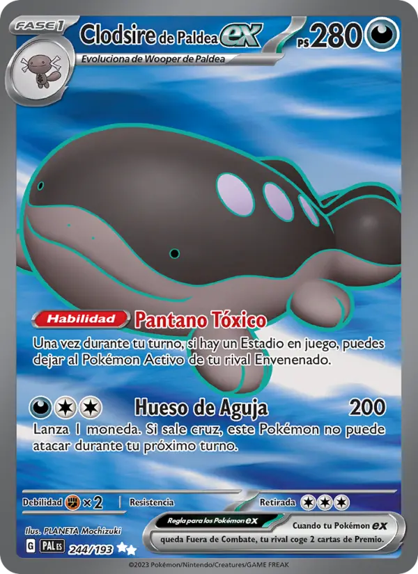 Clodsire de Paldea ex #244 — Evoluciones en Paldea