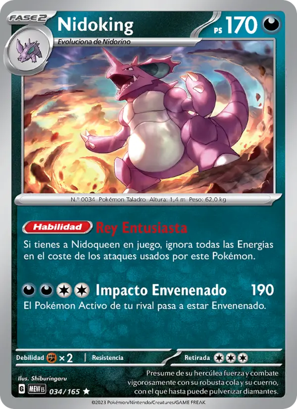Nidoking #034