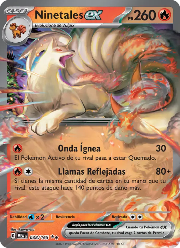 Ninetales ex #038