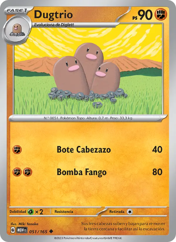 Dugtrio #051