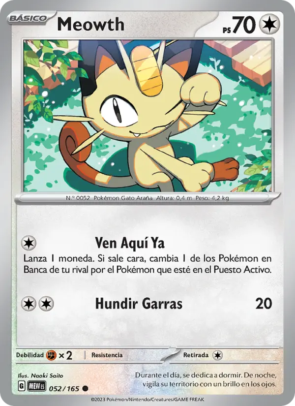 Meowth #052