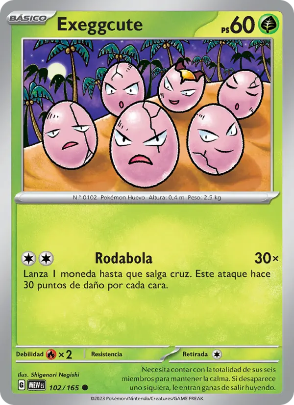 Exeggcute #102