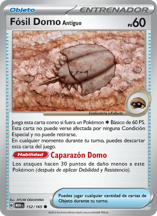 Fósil Domo Antiguo #152