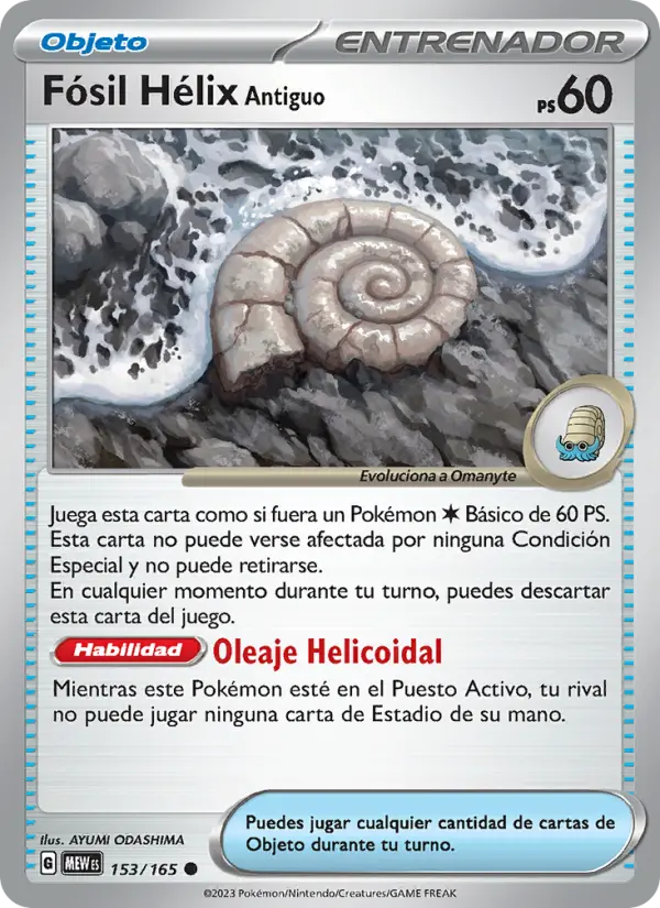Fósil Hélix Antiguo #153