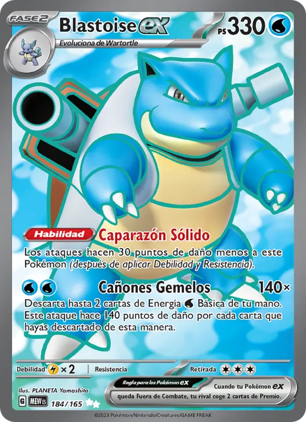 Blastoise EX #184