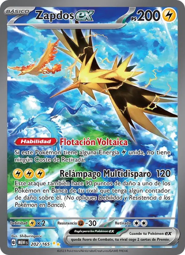 Zapdos ex #202