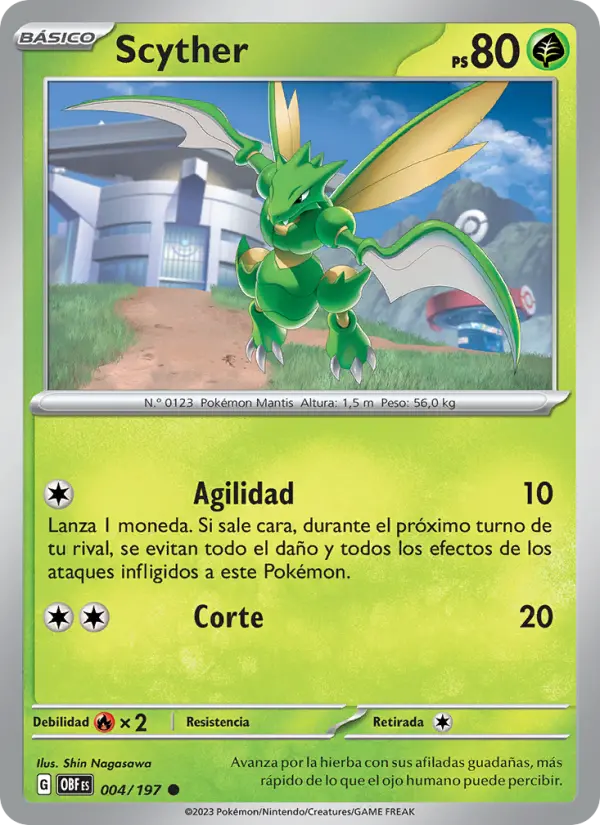 Scyther #004 — Llamas Obsidianas