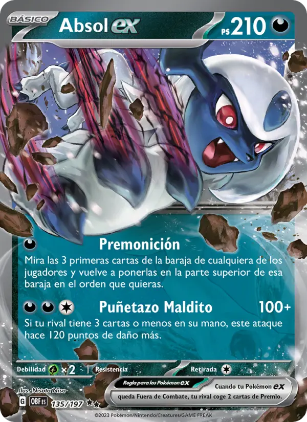 Absol ex #135 — Llamas Obsidianas
