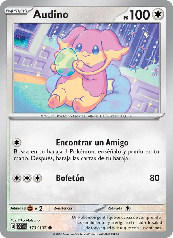 Audino #173 — Llamas Obsidianas