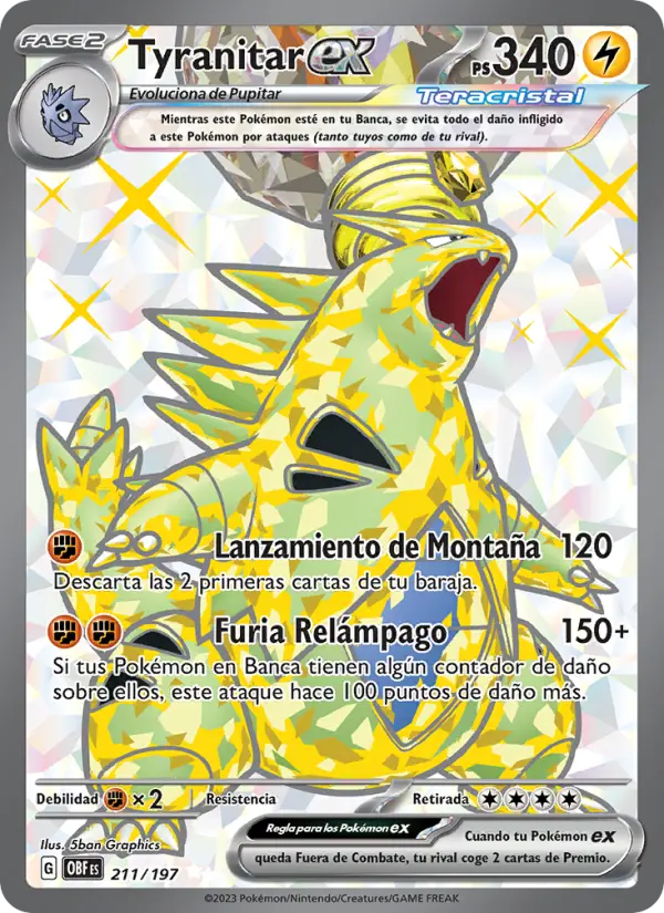 Tyranitar ex #211