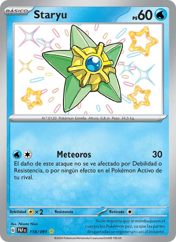 Staryu #118 — Destinos de Paldea