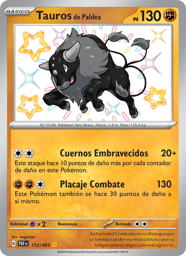 Tauros de Paldea #172