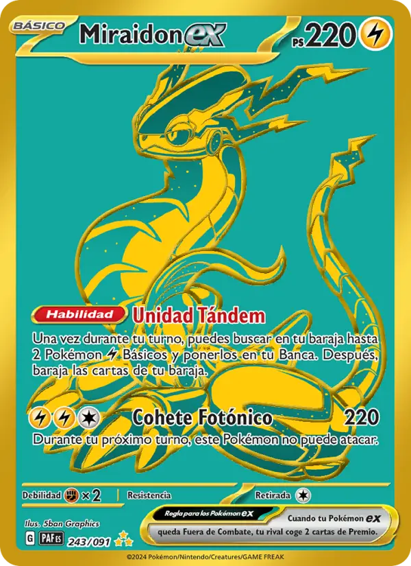 Miraidon ex #243 — Destinos de Paldea