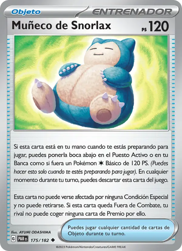 Muñeco de Snorlax #175