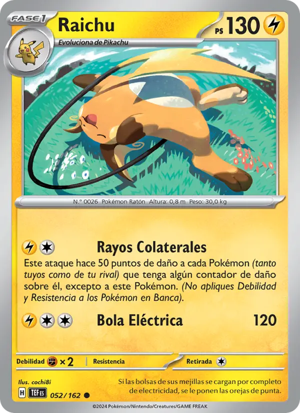 Raichu #052 — Fuerzas Temporales