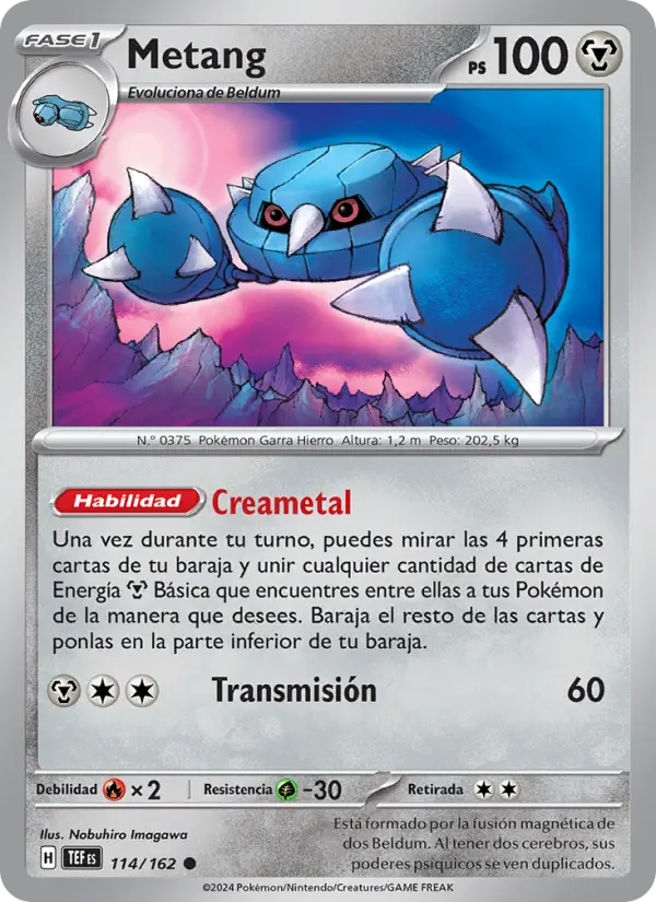 Metang #114 — Fuerzas Temporales (Reverse Holo)