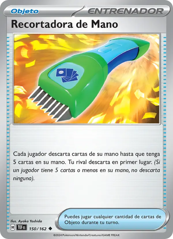 Recortadora de Mano #150 — Fuerzas Temporales (Reverse Holo)
