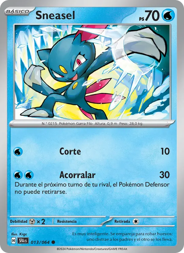 Sneasel #013 — Fabula Sombría (Reverse Holo)