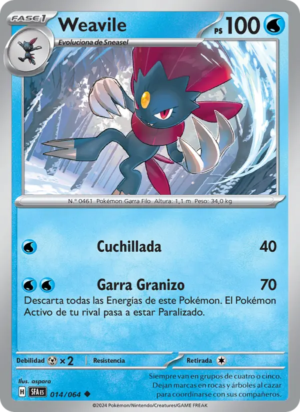 Weavile #014