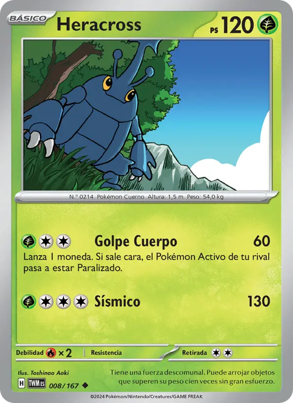 Heracross #008 — Mascarada Crepuscular