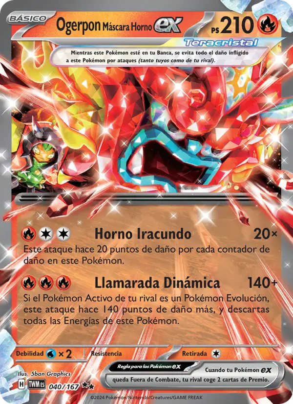Ogerpon Máscara Horno ex #040