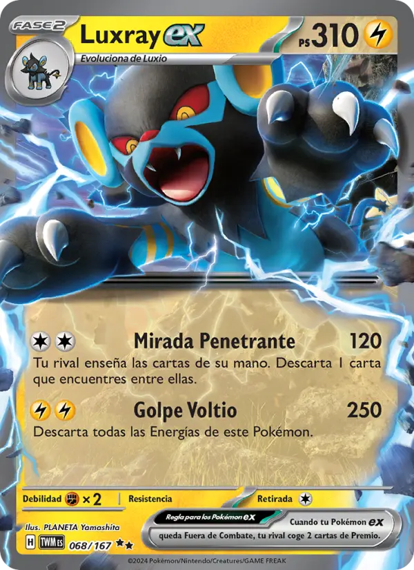 Luxray ex #068 — Mascarada Crepuscular
